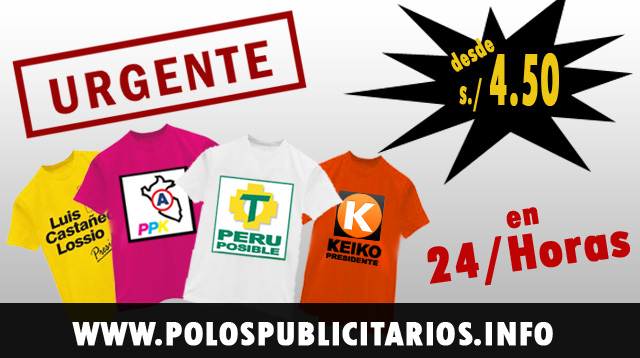 polos publicitarios campana urgente
